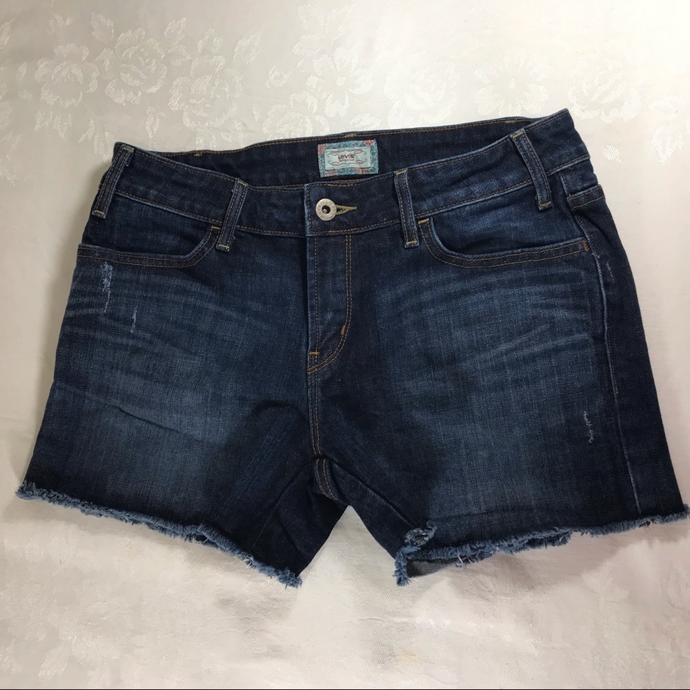 Levi’s original jeans shorts slightly distressed
